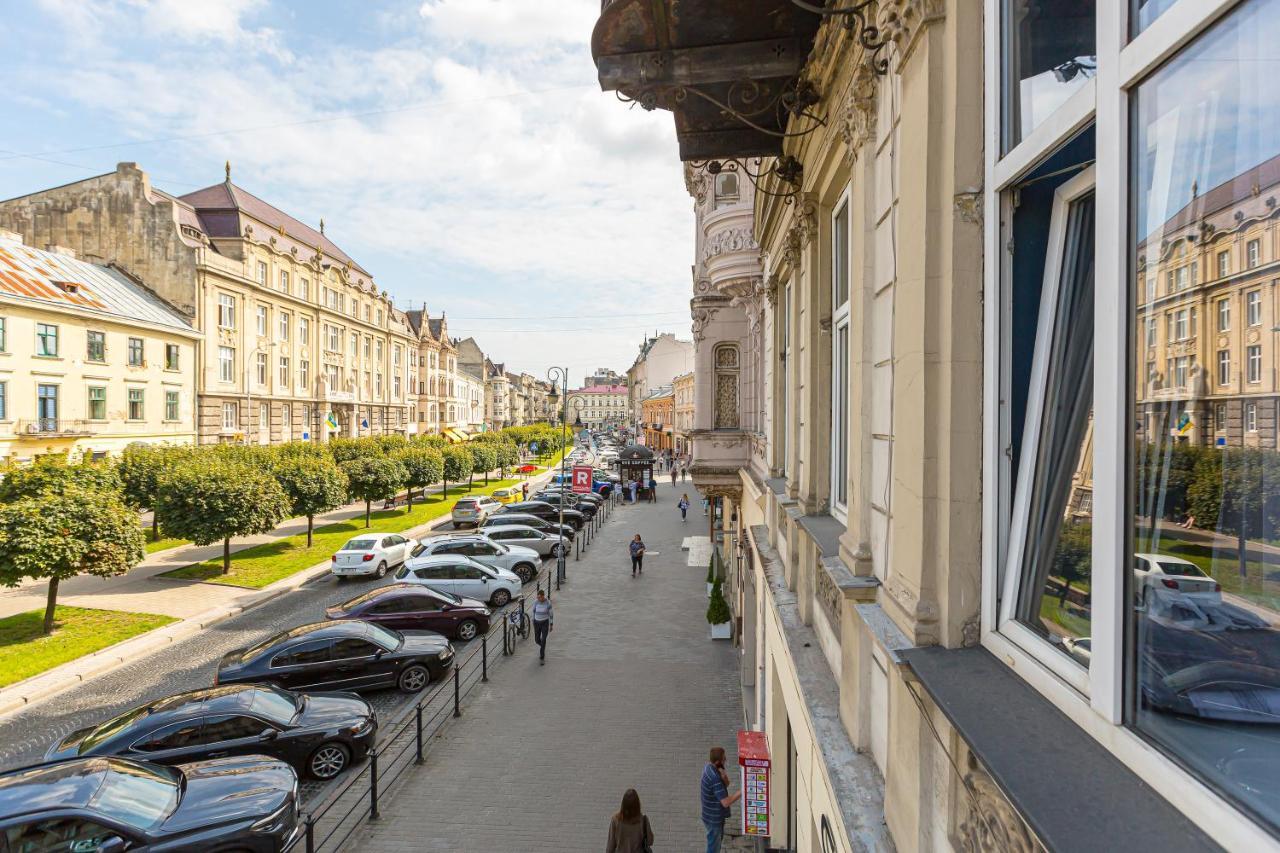 Центр На Вулиці Проспект Шевченка 12 Навпроти Макдональса З Балконом Apartment Liov Exterior foto
